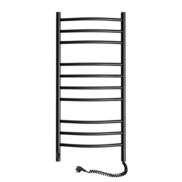 Полотенцесушитель электрический NAVIN Камелия 480х1000 мм Sensor правый с таймером черный муар (12-207033-4810) 