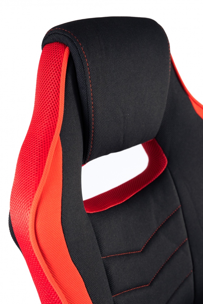 Кресло игровое Tehforward Пилот красно-черный