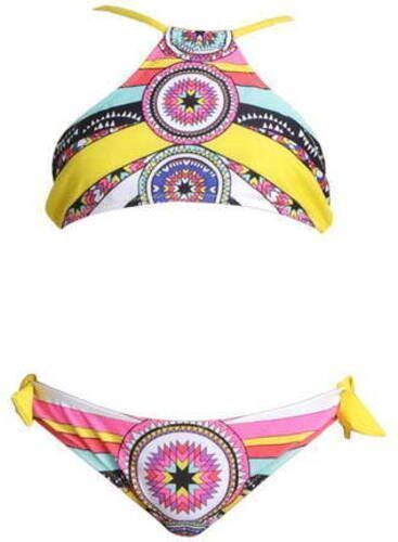 Купальник для девочек Conte E Annie р.158 /80 см желто-розовый 