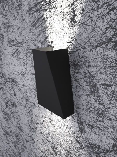 Светильник настенный Iterna Enkel 2xGU10 металл/графит LM105 