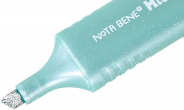 Маркер текстовый Nota Bene with glitter 521B-24 blue голубой 