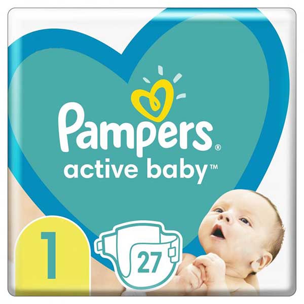 Підгузки Pampers New Baby 1 2-5 кг 27 шт.