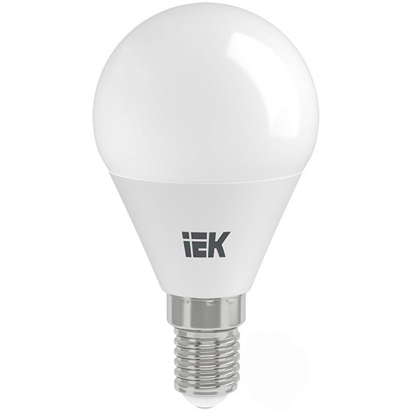 Лампа світлодіодна IEK ECO 7 Вт G45 матова E14 220 В 4000 К 