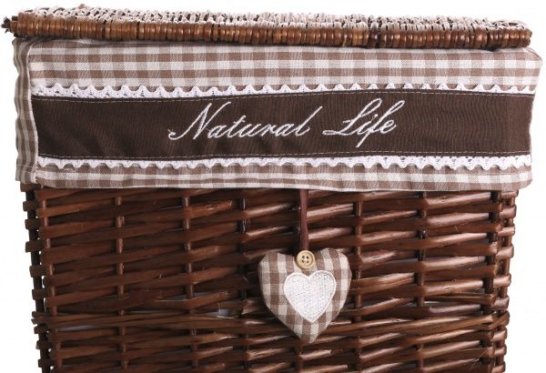 Корзина плетеная с текстилем Tony Bridge Basket JM16-10G-2 JM16-10G-2 