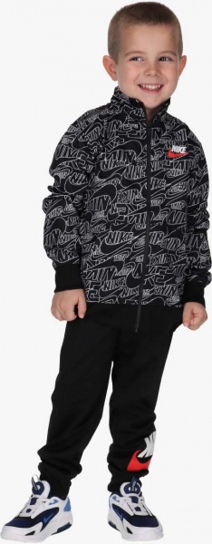 Спортивний костюм Nike READ AOP TRICOT SET 86J216-023 р. 4 чорний