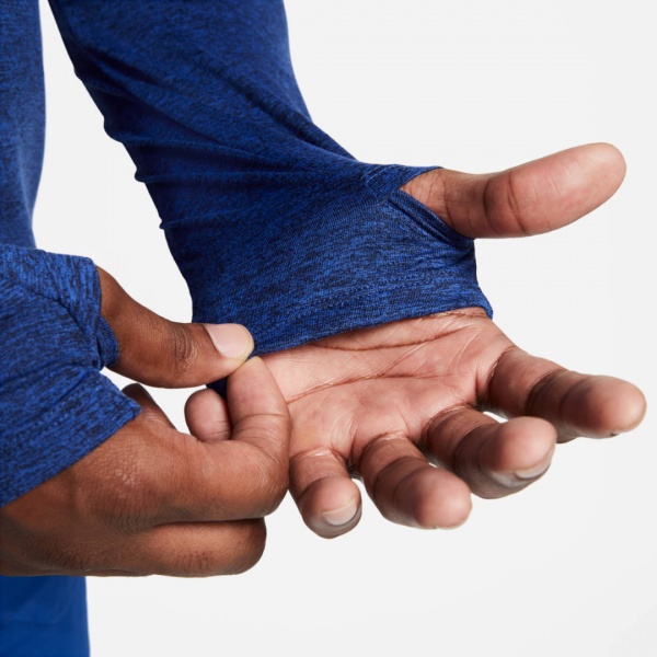 Джемпер Nike DF ELMNT TOP HZ DD4756-451 р. 2XL синій