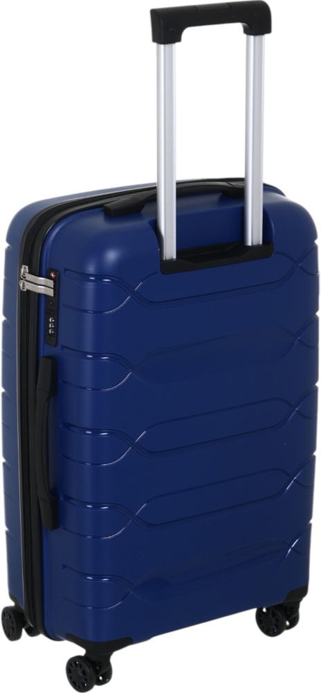 Валіза Compass №XY007 M 59 л синій 60x41x24 см