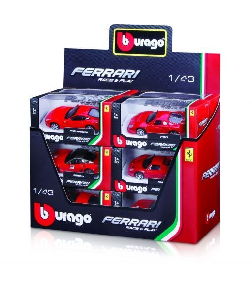 Автомобиль Bburago 1:64 Ferrari (в ассортименте) 18-56000