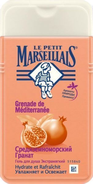 Гель для душа Le Petit Marseillais Средиземноморский Гранат 250 мл