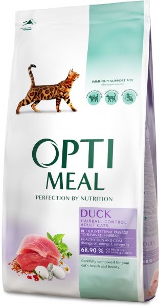 Корм Optimeal з качкою 4 кг