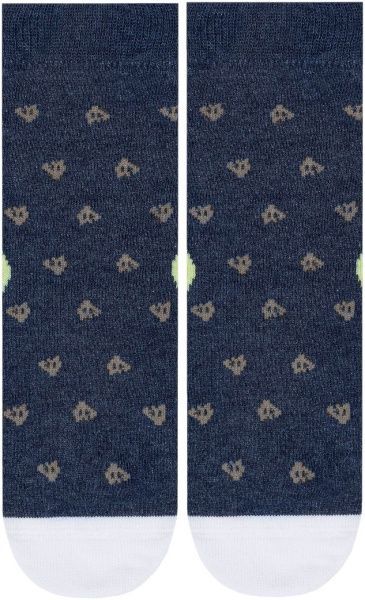 Носки детские Conte-Kids CK (ВЕСЕЛЫЕ НОЖКИ) рис.336 17С-10СП р.16 темный джинс с рисунком 