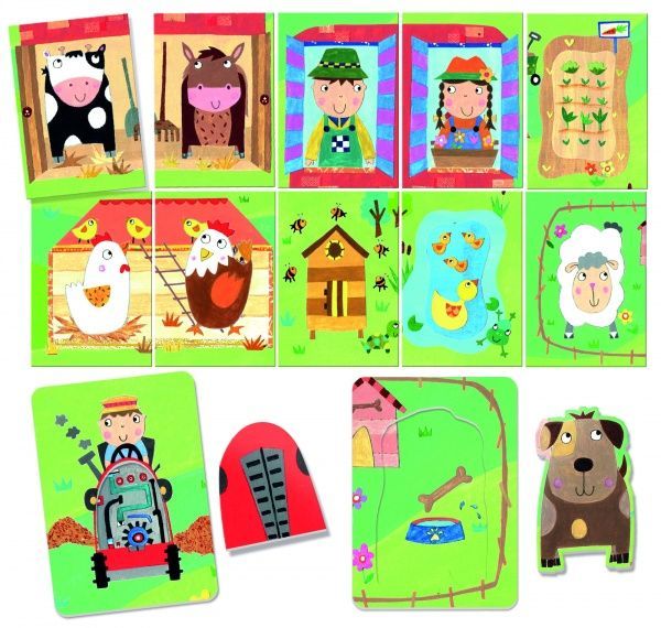 Пазл Headu Монтессори_Ферма и ее жители MU24001