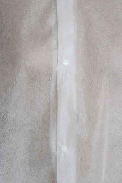 Халат из спанбонда на кнопках 25 г/кв. м р. XXXL рост универсальный белый