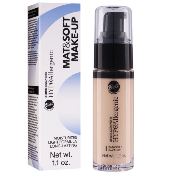 Флюїд Bell Mat&Soft Hypo Allergenic 02 natural 32 г