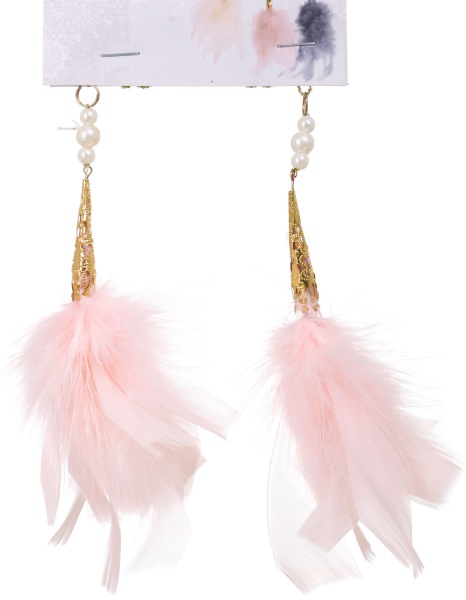 Декорация-подвеска перья 20 см в ассортименте