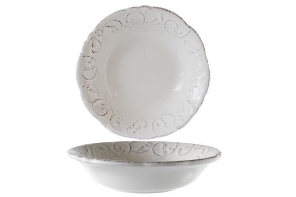 Тарелка для супа FESTON VINE CREAM 20 см Cosy&Trendy