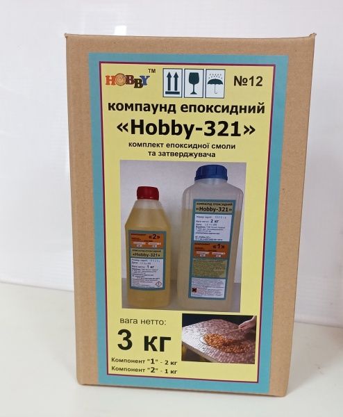 Смола епоксидна КЕ Hobby-321 3 кг