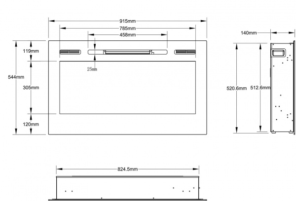 Камін електричний ART FLAME Аделі