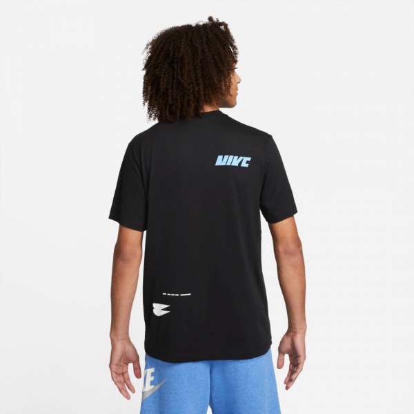 Футболка Nike M NSW ESS+ SPORT 1 TEE DM6377-010 р.XL чорний