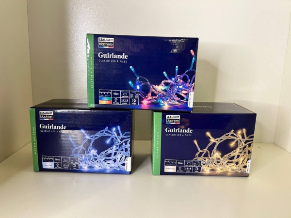 Гирлянда Blachere CARA100D тепло-белая светодиодная (LED) 100 ламп 10 м 