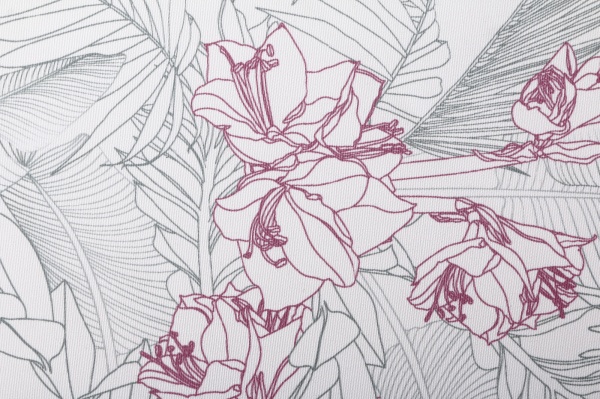 Скатерть Nika d160 белый с рисунком Luna 