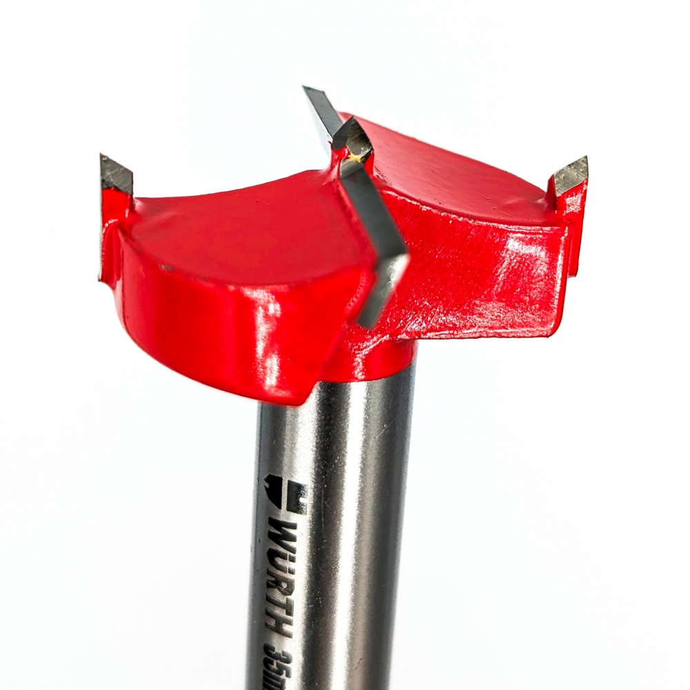 Сверло по дереву Фостнера без ограничителя WURTH RED LINE 35 мм 1650990335