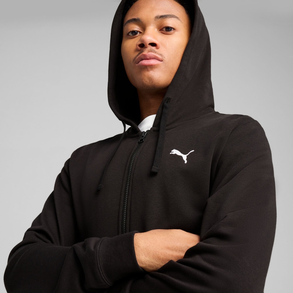 Джемпер Puma ESS FULL-ZIP HOODIE TR 68259201 р.M черный