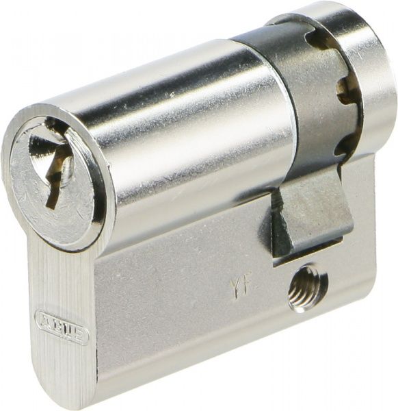 Цилиндр Abus E45 10x30 ключ-половинка 40 мм матовый никель