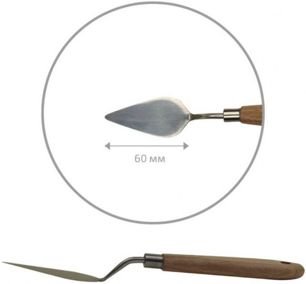 Мастихин 11905 капля 6 см код 1027 Rosa Start 