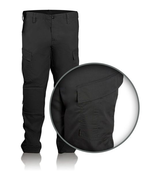 Брюки тактические Торнадо Комбат 3(5-6) Рип-Стоп р. 44-46 черный