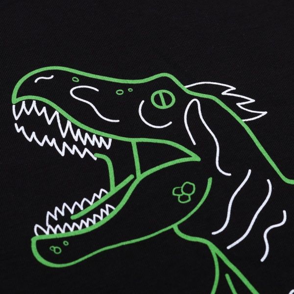 Футболка дитяча Роксана Динозавр р.110 чорний 