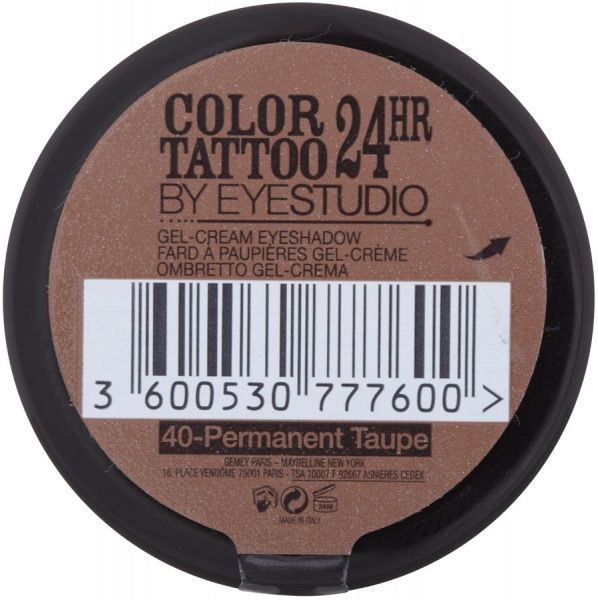 Тіні для повік Maybelline New York Color Tattoo 24 Hour №40 permanent taupe №40 permanent taupe 4,5 г