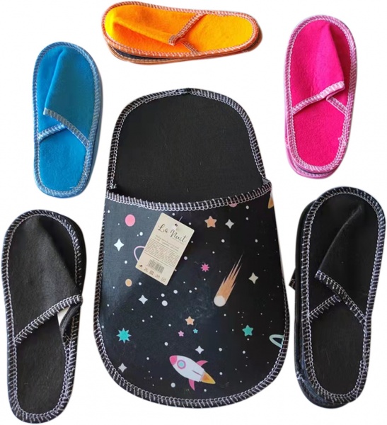 Набор тапочек La Nuit для гостей 5 пар р.one size разноцветный Universe 