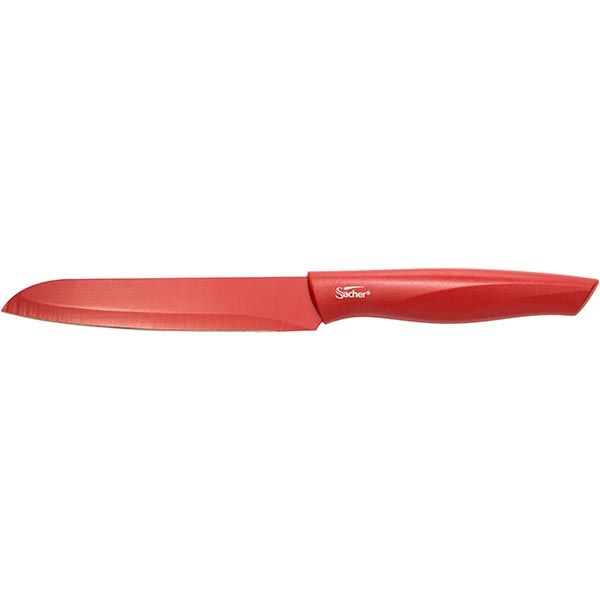 Нож универсальный Sacher красный 13 см