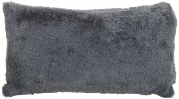 Подушка KM 100% полиэстер 50x30 см серый 