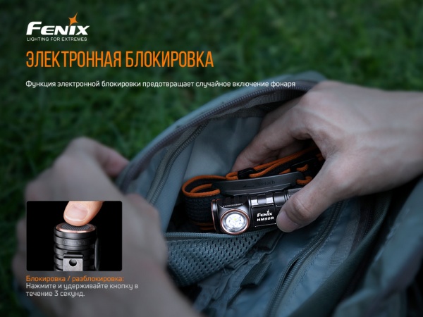 Ліхтарик на голову Fenix тактичний HM50R V2.0 700лм