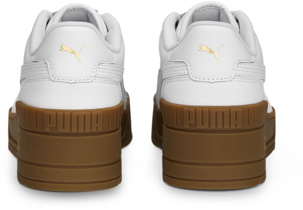Кроссовки Puma KARMEN WEDGE PUMA WHITE-PUMA WHITE-GUM 39098505 р.39 белый