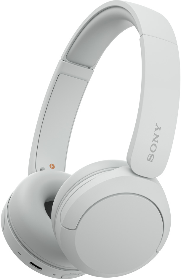 Наушники Sony On-ear BT 5.2 SBC AAC Wireless Mic white (WHCH520W.CE7) — фото 1