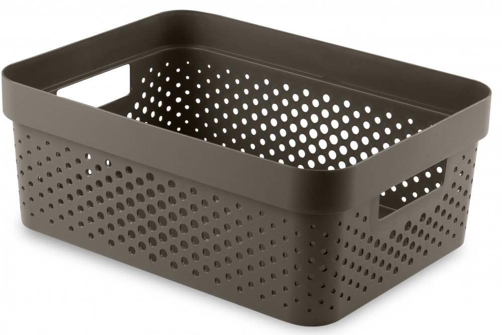 Кошик для зберігання Curver 264064 темно-коричневий Infinity 11 л 140x360x270 мм