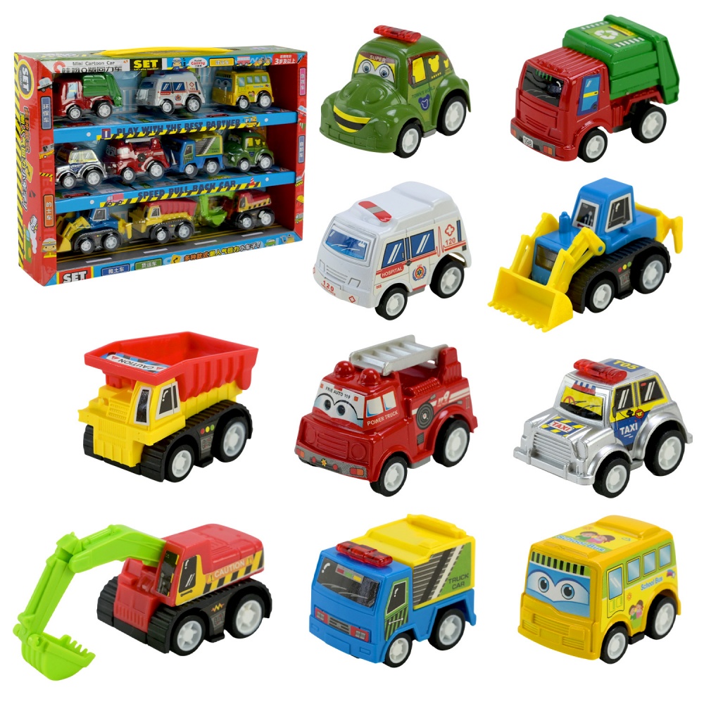 Набір машинок Shantou 10 шт. 5857