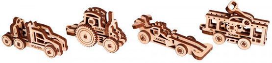 Игровой набор Ukrainian Gears 3D пазл Фиджет Транспорт