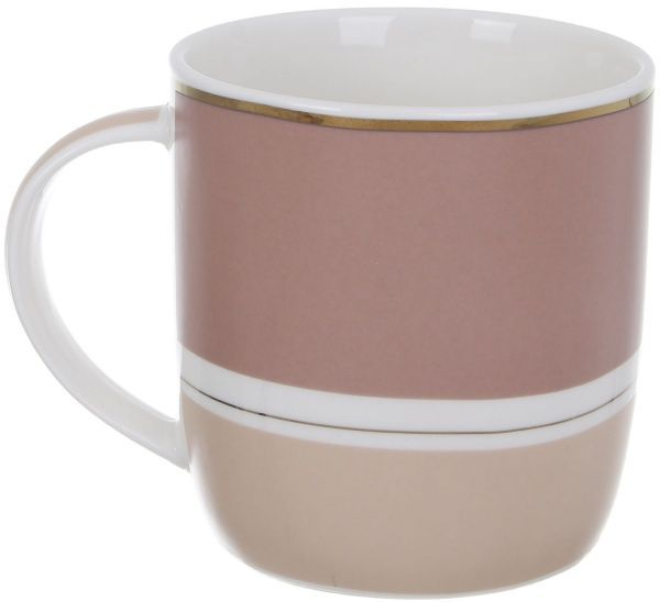 Чашка Good Day Beige360 мл фарфор Fiora