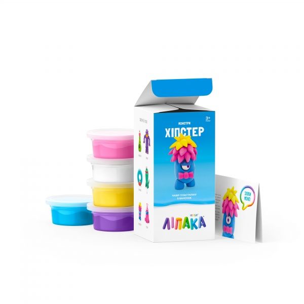 Интерактивный игровой набор Липака Пластилин с приложением Claymate Хипстер MMN002