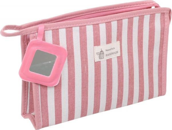 Косметичка Смужка Максі B5111 рожевий 