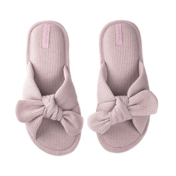 Капці домашні Twins HS-VL бант-перехрещення р. 38-39 бежевий 