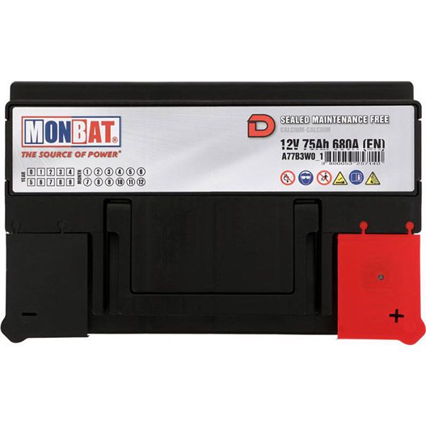 Аккумулятор Monbat D 75А 12 B A77B3W0_1