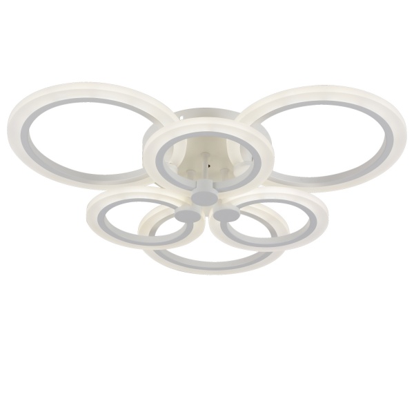 Люстра светодиодная Victoria Lighting с пультом д/у 84 Вт белый Lingvo/PL6 white 