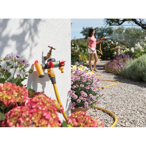 Распределитель Hozelock двухпотоковый Flow+ адаптер 1/2