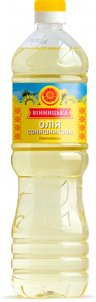 Масло подсолнечное ТМ Вінницька рафинированная 1 л 