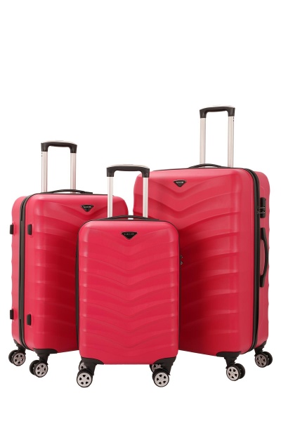 Чемодан 70 л красный MCS V343 на 4 колесах M 24